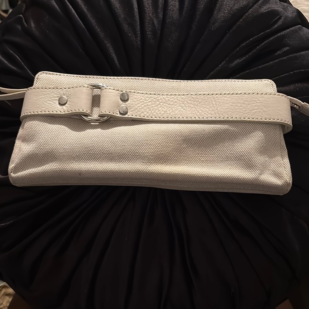 Banana Republic Elegant Cream Clutch Bag